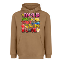 Toasted Coconut a Teacher Takes a Hand Opens a mind and Touches A Heavyweight Hoodie - CowhideDigitalArt