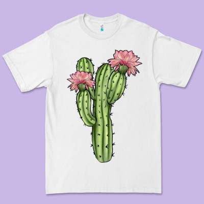 Cactus 4 Premium Tee Designed By Jahusdesignshop