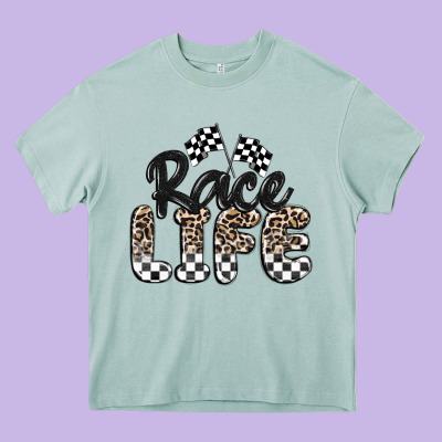 Race Life Heavy Core Tee Designed By Maliassmallbusiness