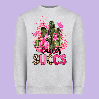 Cancer Succs Cancer Awareness Heavyweight Sweatshirt Designed By Howdyjamesfarm