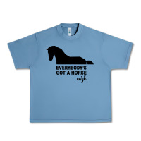 Pebble Blue everybody's gotta horse neigh Urban Heavy Tee - Bettercallsaul