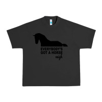 Pigment Black everybody's gotta horse neigh Urban Heavy Tee - Bettercallsaul
