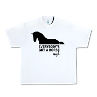 White everybody's gotta horse neigh Urban Heavy Tee - Bettercallsaul