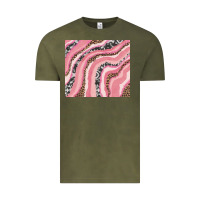 Vintage Olive valentine's day watercolor Vintage Tee - RanaPortraitStore