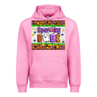 Fuchsia Pink Spooky Babe Urban Hoodie - Artiststas