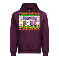 Mauve Wine Spooky Babe Urban Hoodie - Artiststas