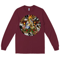 Burgundy Oh Holy Night Christmas Long Sleeve Tee - RanaPortraitStore