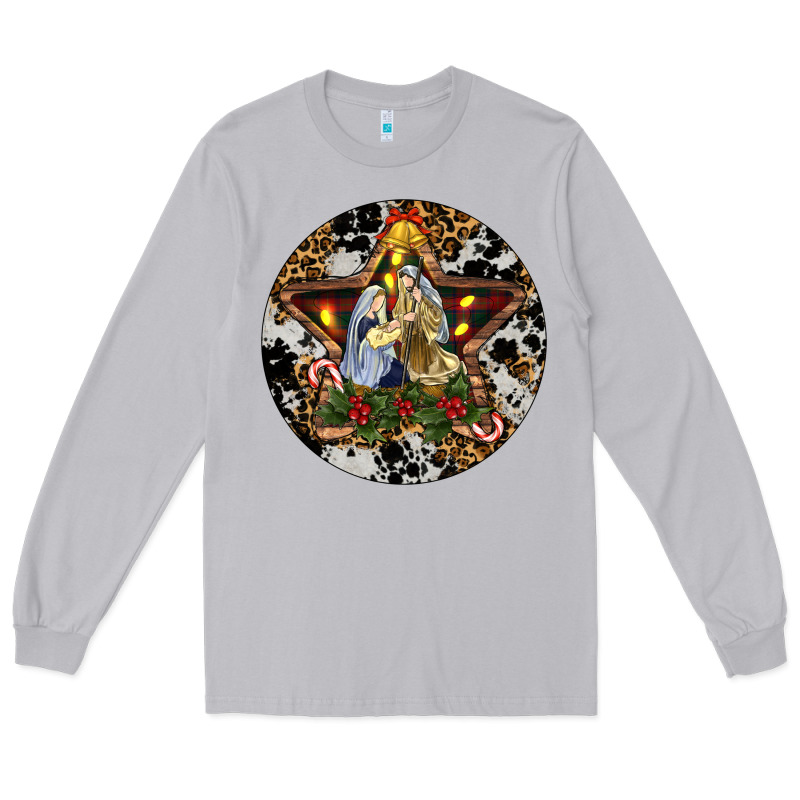 Oh Holy Night Christmas Long Sleeve Tee by RanaPortraitStore | Teevron