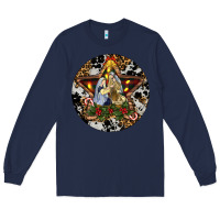 Navy Oh Holy Night Christmas Long Sleeve Tee - RanaPortraitStore