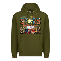 Army Green Stars stripes beer Premium Hoodie - FaDigitalArtStudio