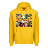 Lemon Stars stripes beer Premium Hoodie - FaDigitalArtStudio