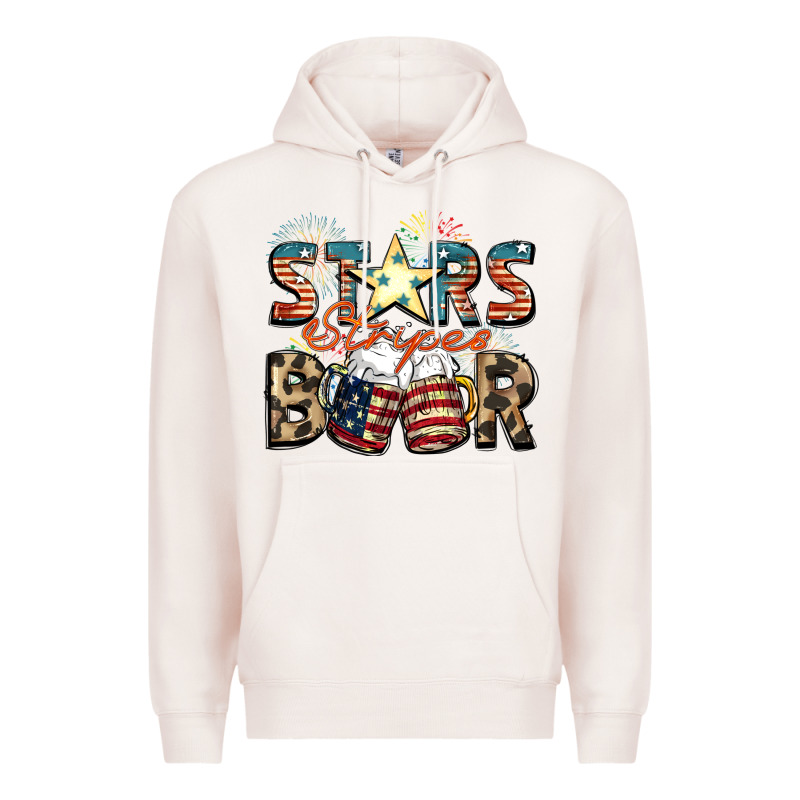 Stars Stripes Beer Premium Hoodie by FaDigitalArtStudio | Teevron