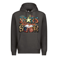 Smoke Stars stripes beer Premium Hoodie - FaDigitalArtStudio