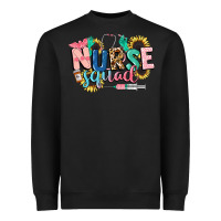 Black nurse Heavyweight Sweatshirt - CowGirlArtShop