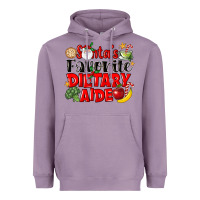Lavender santas favorite dietary aide Heavyweight Hoodie - LillyAllenDesigns