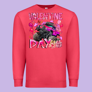 Valentine Day Premium Sweatshirt Designed By Cowhidedigitalart