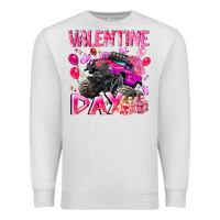 Oatmeal Heather Valentine Day Premium Sweatshirt - CowhideDigitalArt