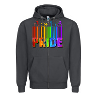 Smoke Pride Barcode Zipper Hoodie - FaDigitalArtStudio