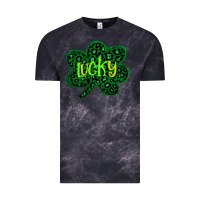 Cloud Black Lucky Shamrock St Patricks Day Vintage Tee - Bettercallsaul