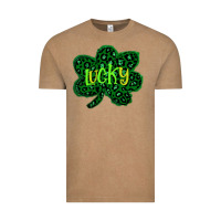 Vintage Coffee Lucky Shamrock St Patricks Day Vintage Tee - Bettercallsaul
