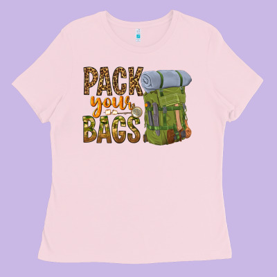 Pack Your Bags Ladies Tee Designed By Nancycooperartshop