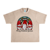 French Oak merry Christmas Gnomes Rainbow Urban Heavy Tee - JahusDesignShop