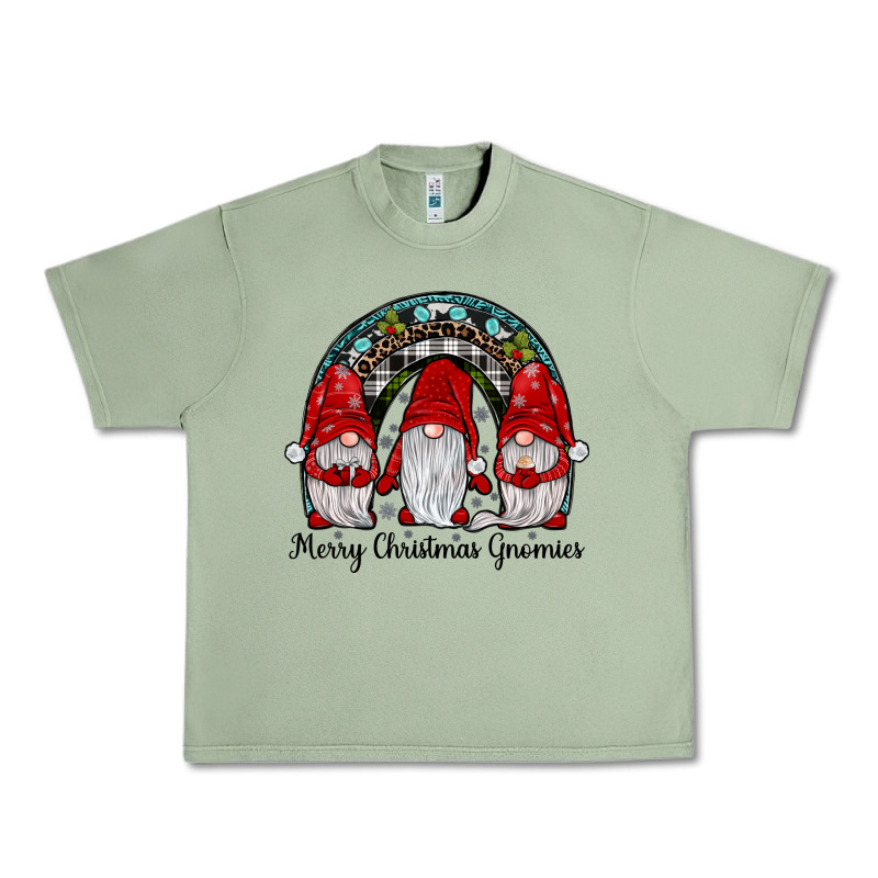 Merry Christmas Gnomes Rainbow Urban Heavy Tee by JahusDesignShop | Teevron