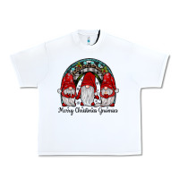 White merry Christmas Gnomes Rainbow Urban Heavy Tee - JahusDesignShop