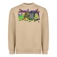 Mushroom mardi gras nana Heavyweight Sweatshirt - CowGirlArtShop