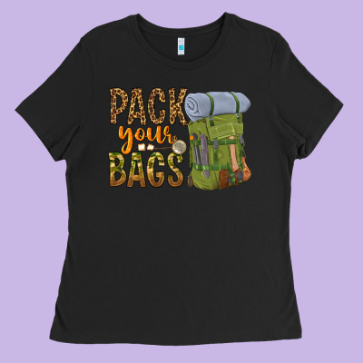 Pack Your Bags Ladies Tee Designed By Nancycooperartshop