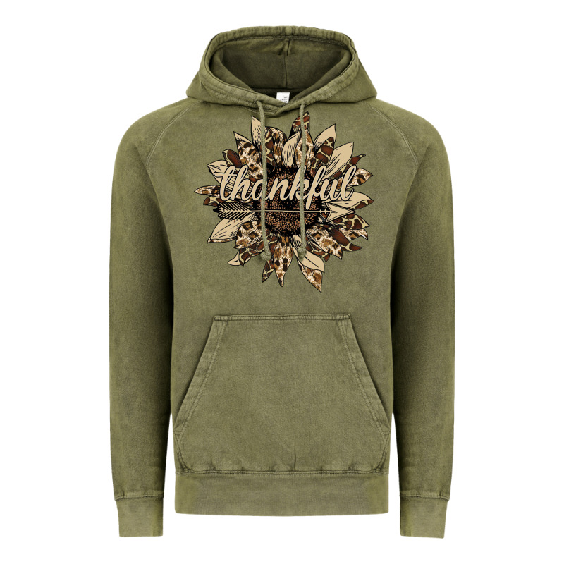 Thankful Sunflower Vintage Hoodie by Bettercallsaul | Teevron
