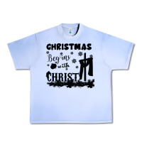 Grape Ice Christmas Begins With Christ Urban Heavy Tee - Bettercallsaul