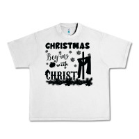 Lunar Rock Christmas Begins With Christ Urban Heavy Tee - Bettercallsaul