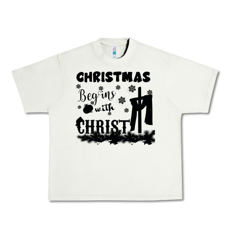 Christmas Begins With Christ Urban Heavy Tee by Bettercallsaul | Teevron