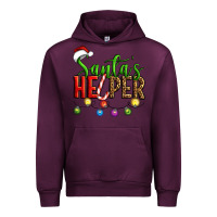 Mauve Wine santa's helper christmas Urban Hoodie - Artiststas