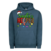 Pigment Midnight Navy santa's helper christmas Urban Hoodie - Artiststas