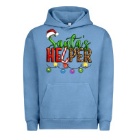Pigment Pebble Blue santa's helper christmas Urban Hoodie - Artiststas