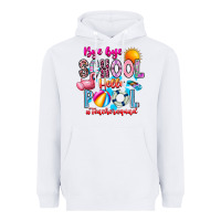 White Bye Bye School Hello Pool Teacher  Squad Heavyweight Hoodie - CowhideDigitalArt