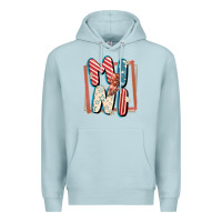 Blue Mist 4th of July mini with lightning bolt Premium Hoodie - FaDigitalArtStudio