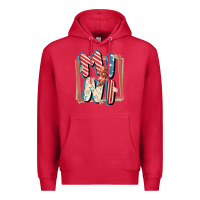 Cardinal 4th of July mini with lightning bolt Premium Hoodie - FaDigitalArtStudio