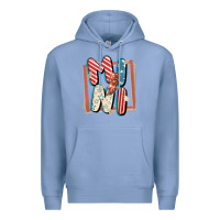 Colony Blue 4th of July mini with lightning bolt Premium Hoodie - FaDigitalArtStudio