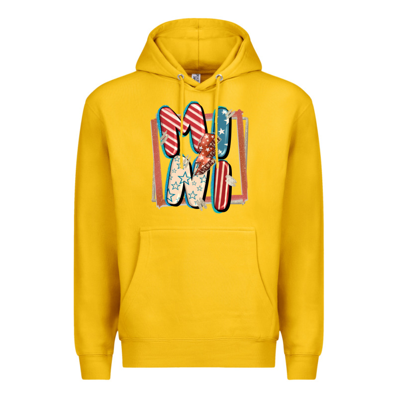 4th Of July Mini With Lightning Bolt Premium Hoodie by FaDigitalArtStudio | Teevron