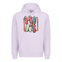 Lilac 4th of July mini with lightning bolt Premium Hoodie - FaDigitalArtStudio