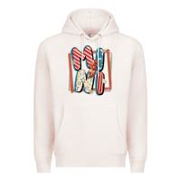 Pale Pink 4th of July mini with lightning bolt Premium Hoodie - FaDigitalArtStudio