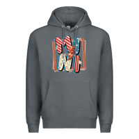 Rock 4th of July mini with lightning bolt Premium Hoodie - FaDigitalArtStudio