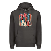 Smoke 4th of July mini with lightning bolt Premium Hoodie - FaDigitalArtStudio