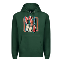 Sports Green 4th of July mini with lightning bolt Premium Hoodie - FaDigitalArtStudio