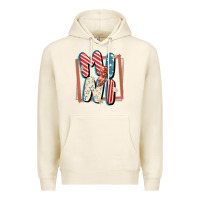 Tofu 4th of July mini with lightning bolt Premium Hoodie - FaDigitalArtStudio