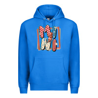 True Royal 4th of July mini with lightning bolt Premium Hoodie - FaDigitalArtStudio