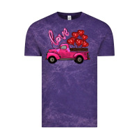 Cloud Purple valentine's day turck with balloons Vintage Tee - RanaPortraitStore